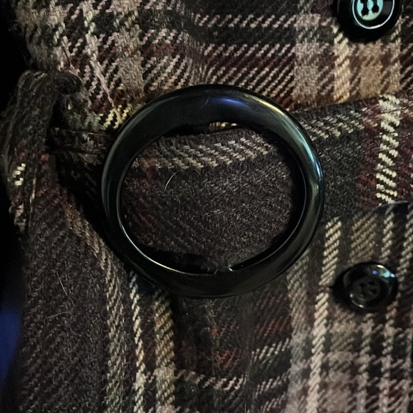 d.e.t.a.i.l.s INTL Purple Wool Women’s Coat - Picture 3 of 6